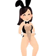 バニーガール（半透明）