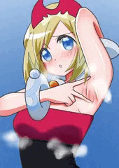 お願いしたら腋くぱしてくれるカイちゃん