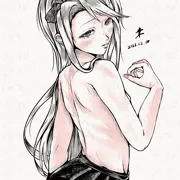 狭霧ちゃんの背中