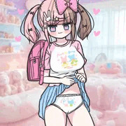 大人なのに女児服着てる！