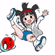 今月描いた太鼓ガール