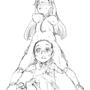 マカロニほうれん荘の扉絵でこんなのあったよな福田ぁ！