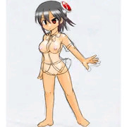 脱衣防衛システム弐（仮）　表紙絵制作中(ﾉ)´ω｀(ヾ)