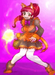 色味でハロウィンイラストみたいにしてみる。