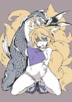 腹掛け＋ふんどし藍（ゝω・）v-☆