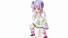 久瑠美ちゃんのボトル放尿