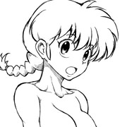 羞恥心0％の乱馬ちゃん。