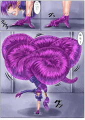 【漫画二枚】ラミアの筋トレ＋テーブルトーク
