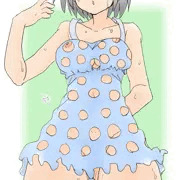あついねー（目逸らし