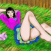干し草の女