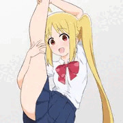 虹夏ちゃんのI字バランス