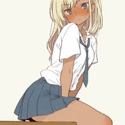 視線に耐性のない制服着てるギャル崎さん