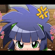 対戦中のバターカップちゃん