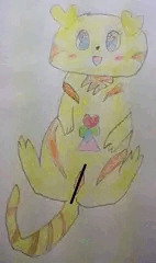 アナログ過去絵37　オリキャラ　美虎ココナ