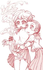 セーラー服ふたなり