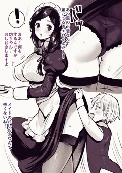 メイドさんにおしおきされる
