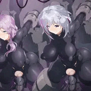 拘束されて機械◯されてしまうトパーズとジェイド