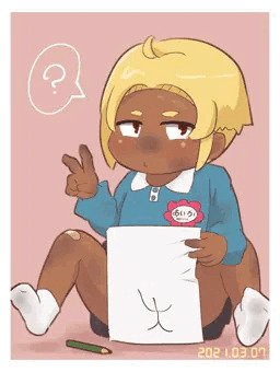 棒人間を描いた女児ちゃん