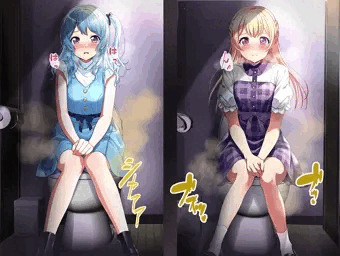 リク絵　（洋式トイレでするちさかの）