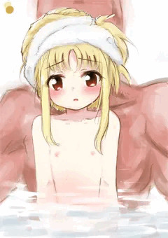 今日のおちくびはフェイトちゃん