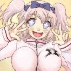 雲雀ちゃんダブルピース