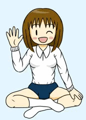 長袖体操着線目ちゃん（仮）