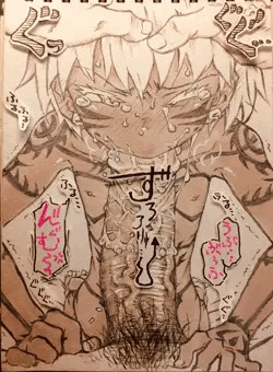 刺青さんイラマチオ