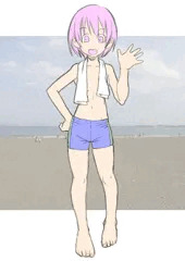 男水着チャレンジ