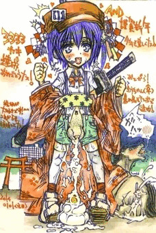 * 【2014年賀状】獣姦！ふたなりと化したミク先輩【ロリミク】
