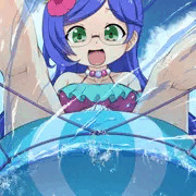 りんかちゃんを水中視点で覗いてみた