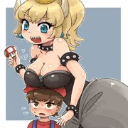 クッパ姫とショタマリオ