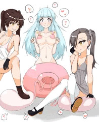 巨大メスキンタマいじめ