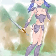 スク水鎧女子