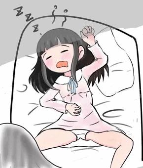 寝てるはなちゃん