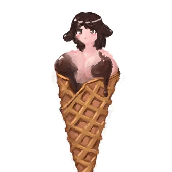 チョコアイス犬娘