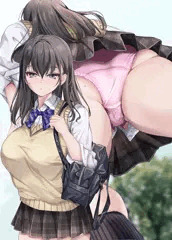 通学中の女の子
