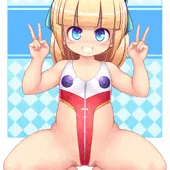 エロ蹲踞ハイレグレオタードロールちゃん