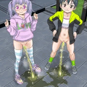 ジュニアアイドルおしっこグラビア・マナカ&スズノ編