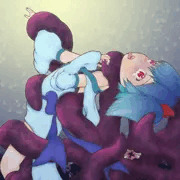 仰け反り首絞め魔法少女