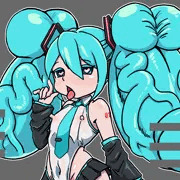 髪ちんぽミク