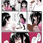 チョコを食べるのを阻止する幼女ちゃん