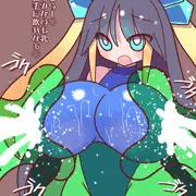 着衣丸呑み搾乳☆敗北のスライムックスペンギン娘るみなちゃん