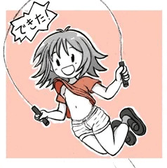 成功させる女の子