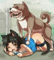 犬に襲われて道草