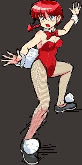 バニーらんま　ラフ画色付け