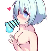 習作、横顔フェラ練習