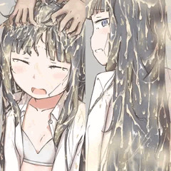 【Skeb】ザーメンシャンプーされちゃう黒髪ちゃん