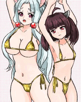 Golden W bikini