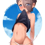 褐色ロリのおなか