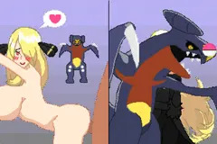 改造ボールでトレーナーを捕まえた（シロナ編）